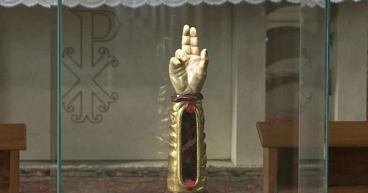 Historic relic on display at the Sacred Heart Catholic Church - Vimarsana News