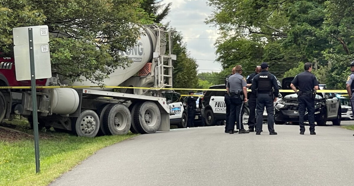 Cement truck driver charged with attempted murder in crash with police