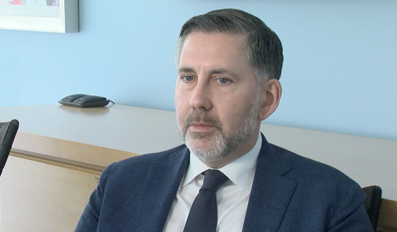 Steve Goodin, lawyer for Anderson Birkla, argues his client is the real owner of Terrace Plaza.