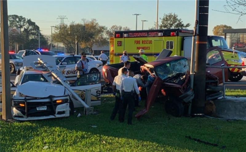 Photo of crash scene