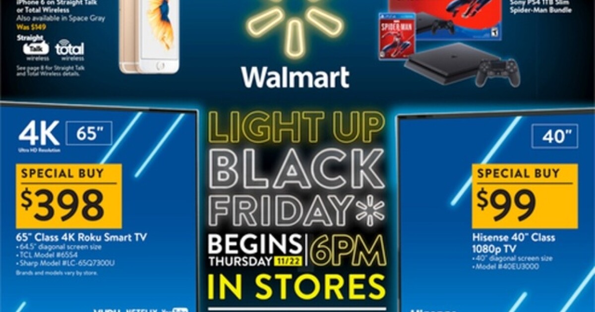 Walmart Black Friday 2018 ad is out