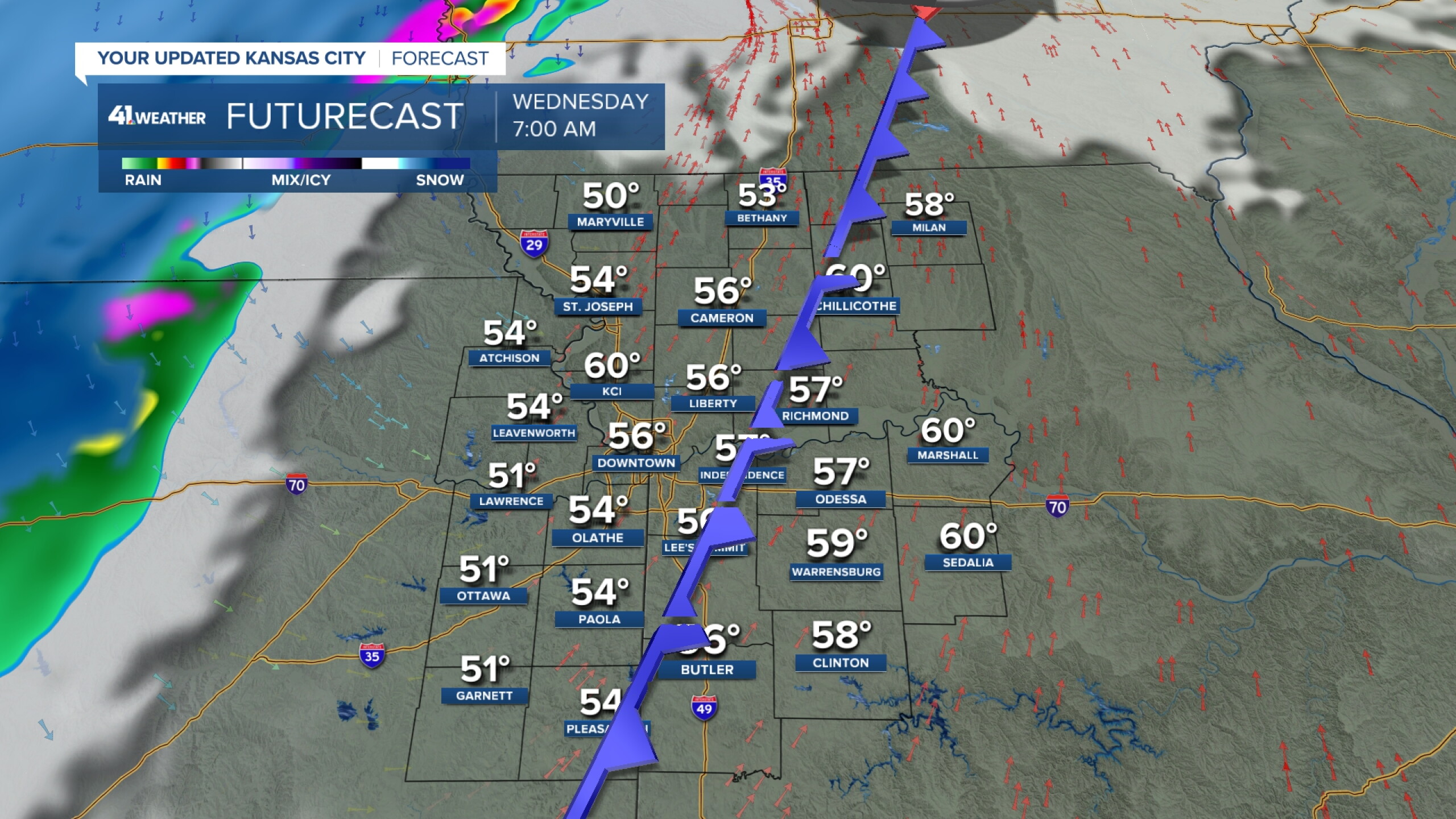 KSHB 41 Weather Blog | Major weather whiplash next 24 hours in Kansas City