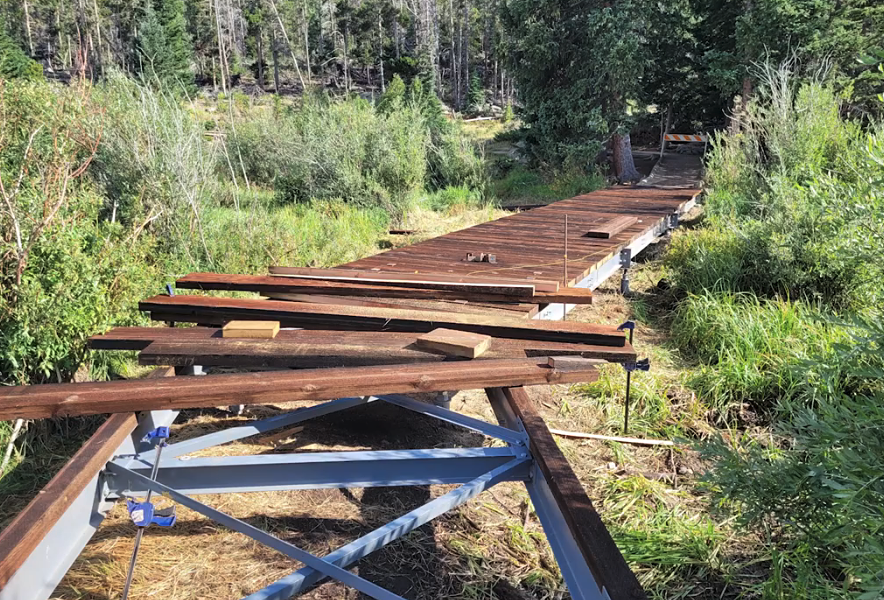 lake sprague construction_National Park Service