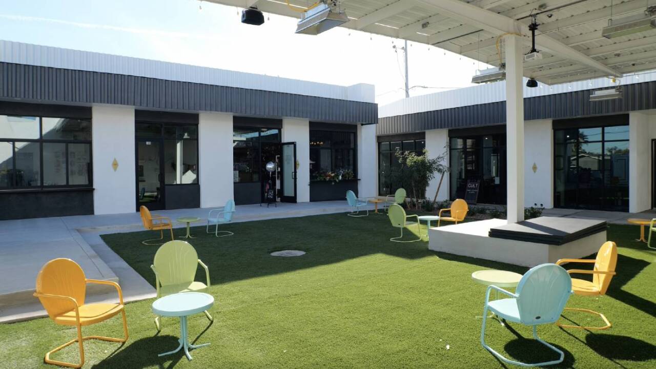 “One of the great things about this complex is it is encompassed in one space and in the center of that space, it's an area called The Commons. It has a beautiful turf area that will be able to conduct private and public events. We'll be able to have it as just an ongoing space where if they come and grab a cup of coffee or they want to grab a cocktail, they can sit out here and have that and enjoy that that beverage,” explained Howard.