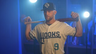 Hooks catcher and Gregory-Portland grad Walker Janek