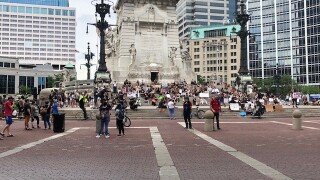 Downtown Indianapolis Protests