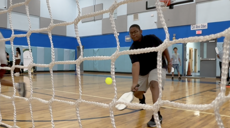 pickleball to Boys & Girls Clubs students