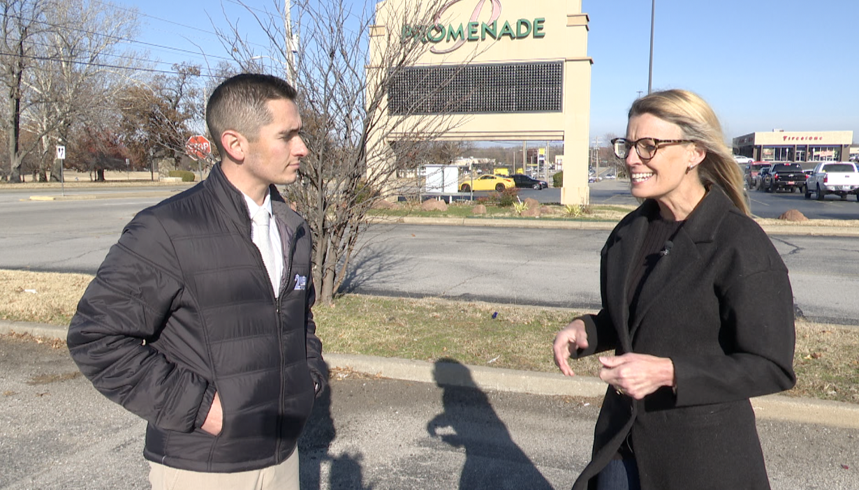 2 News reporter Samson Tamijani with Tulsa City Councilor Karen Gilbert.png