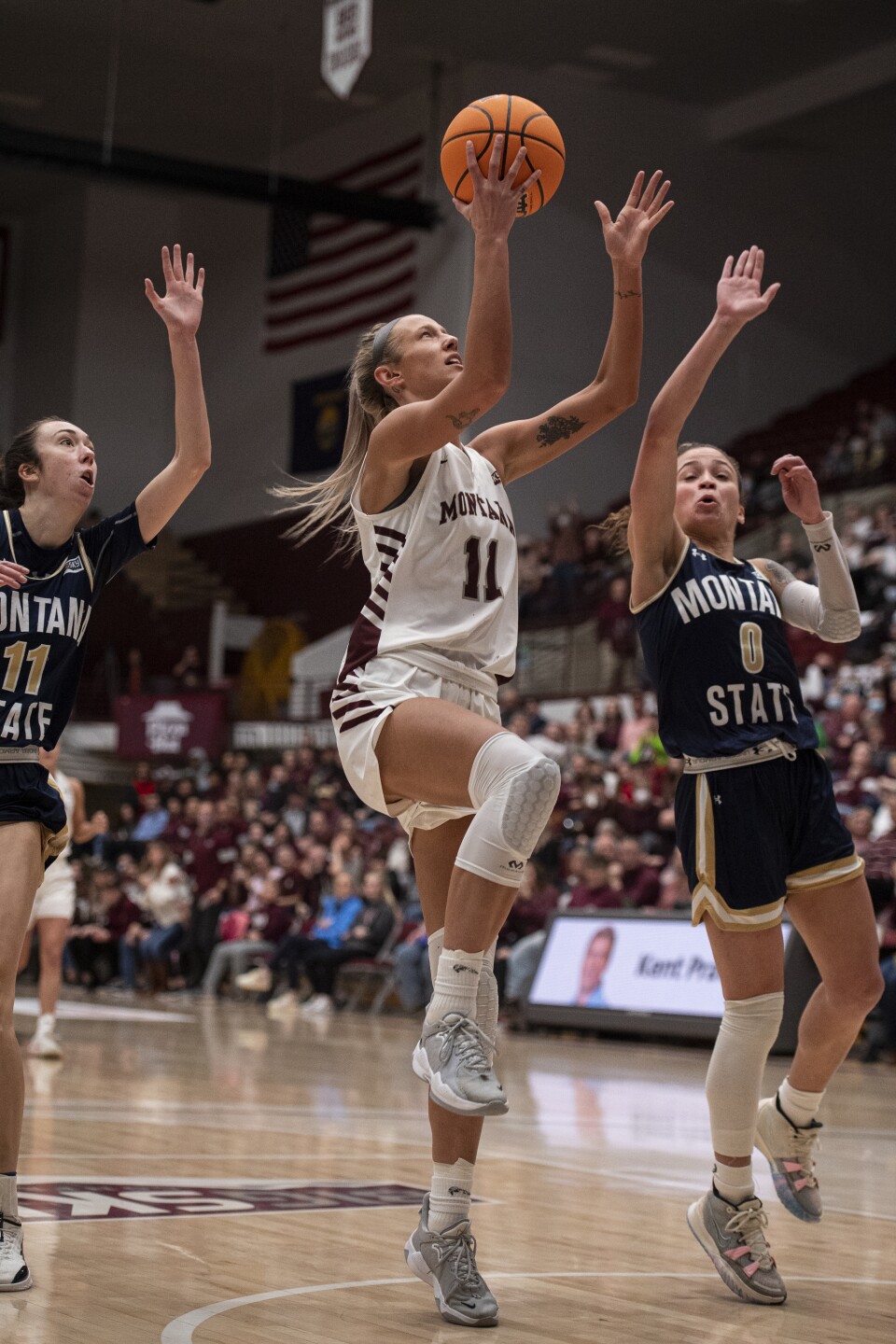 Photos Montana and Montana State women's CatGriz game