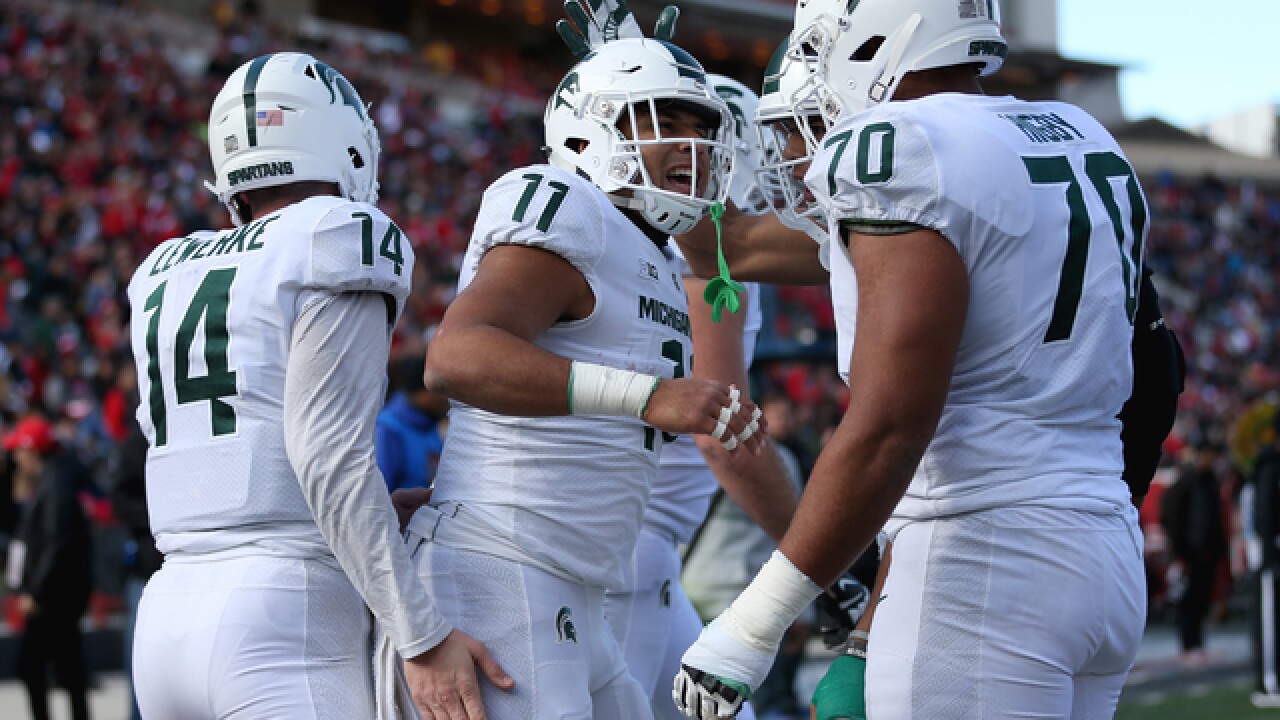 Connor Heyward Scores 2 Tds As Michigan State Beats Maryland