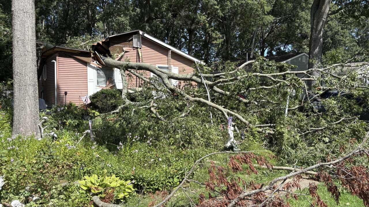 Storm damage Anne Arundel County 
