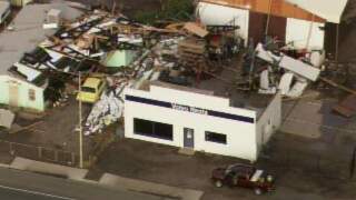 The destruction of downburst winds