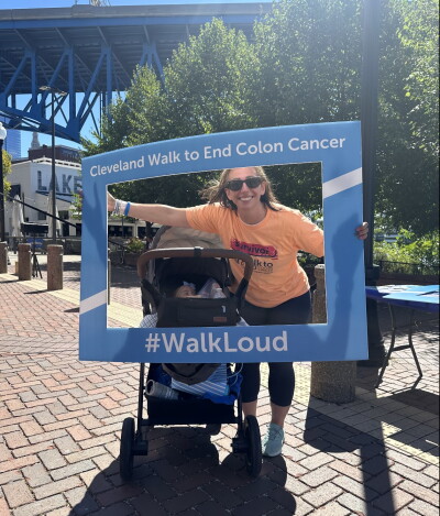 Colon cancer wasn't on Katie's radar at 41 and pregnant