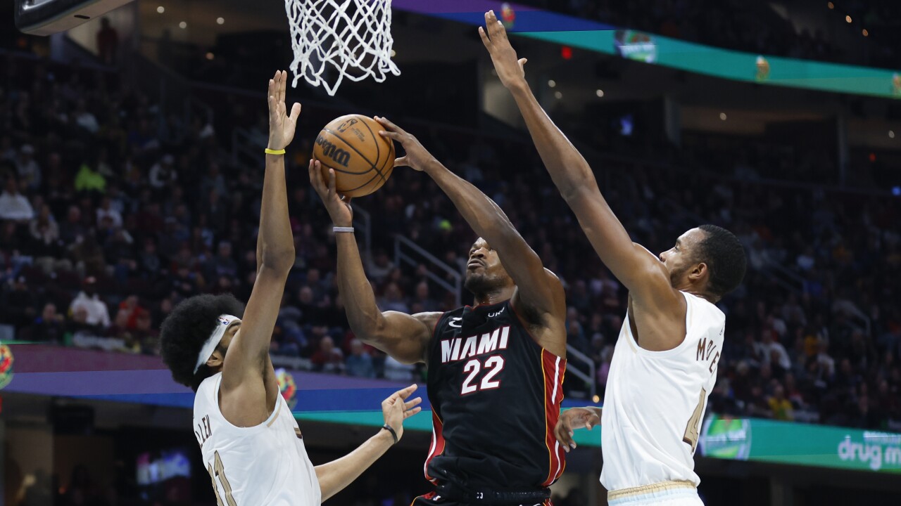 Miami brought the Heat to Cleveland, Cavs fall 100-97