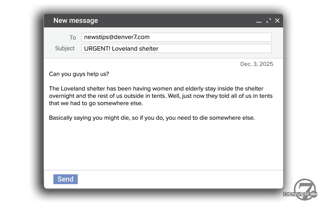 Loveland shelter email