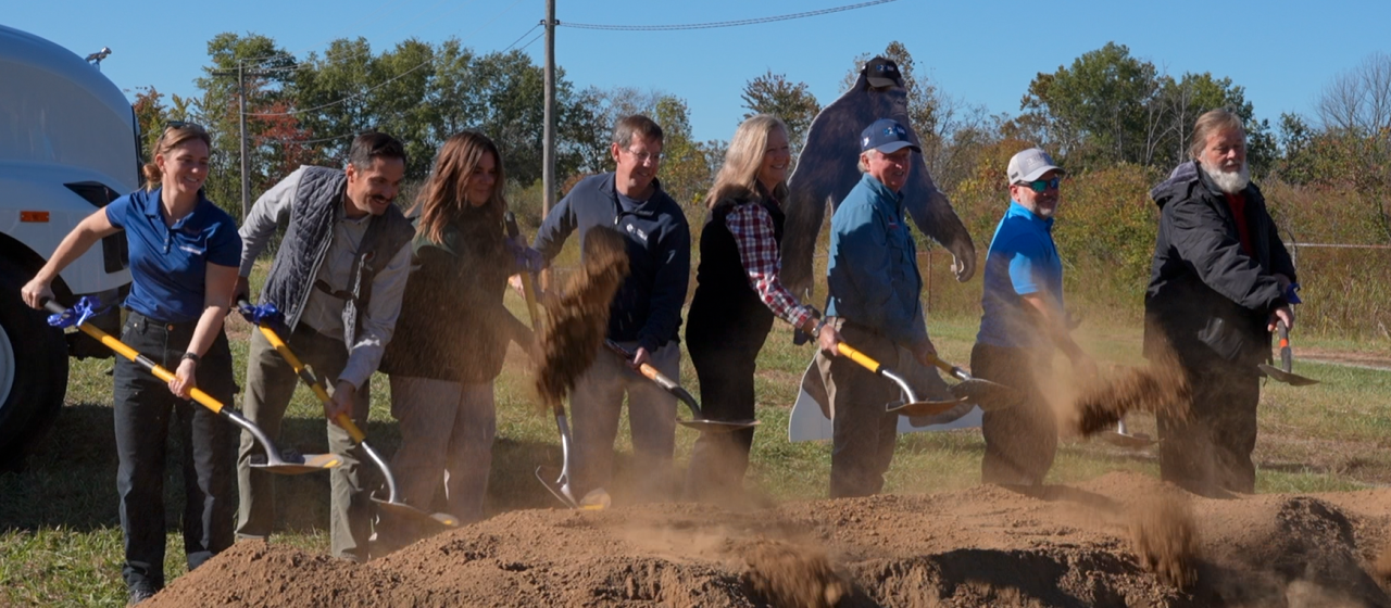 Ceremonial groundbreaking to remove the Cloverlick Creek Dam