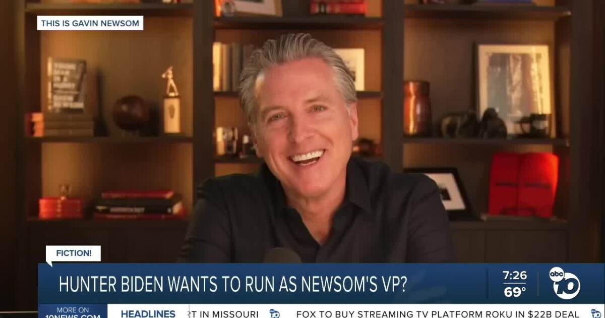 Fact or Fiction: Hunter Biden says he'd consider running with Gavin Newsom in 2028?