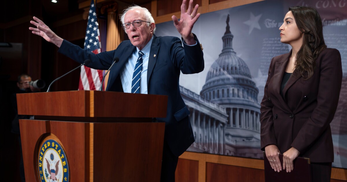 Sanders, Ocasio-Cortez push bill to impose AI data center moratorium