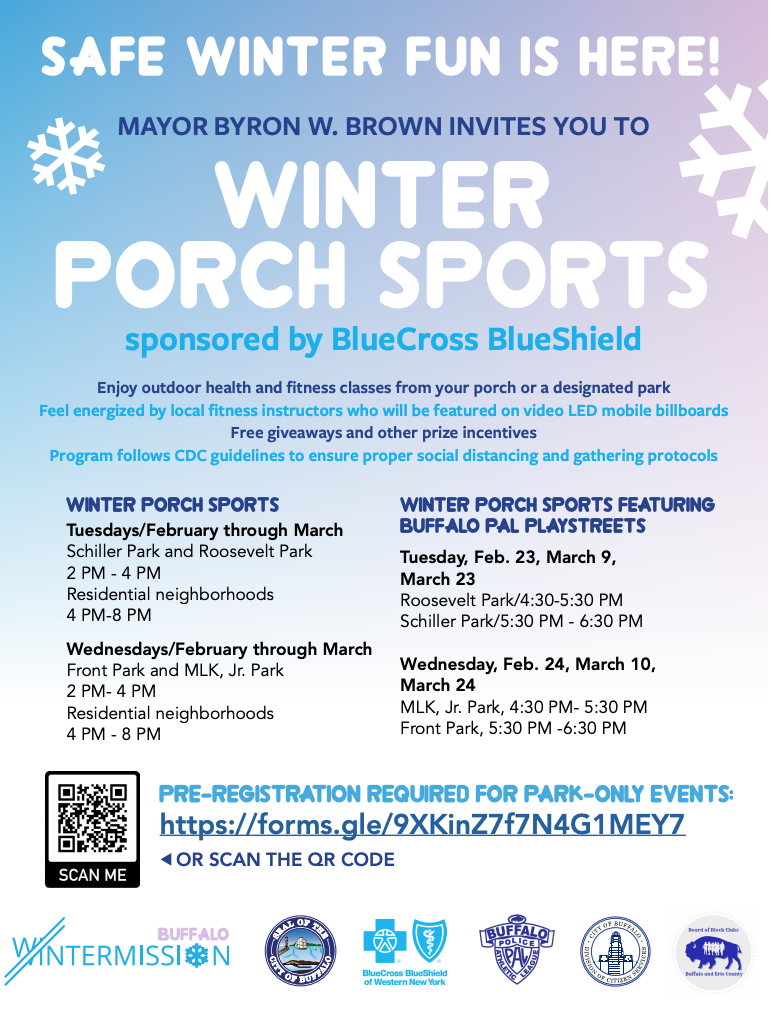 Winter sports schedule