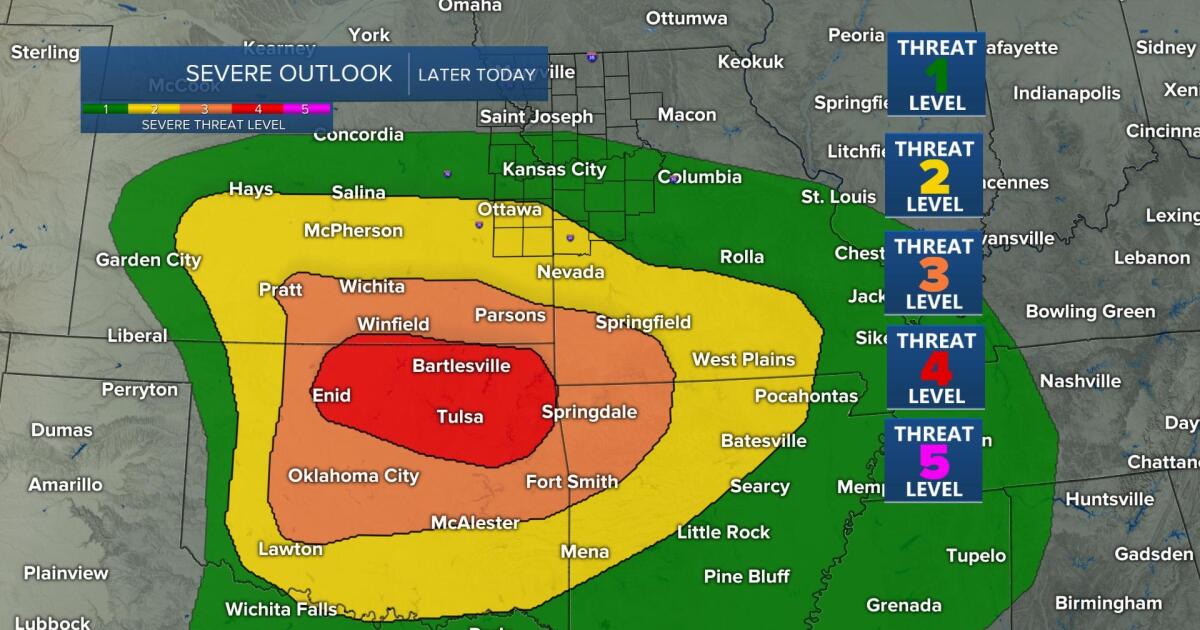 Weather Blog Severe weather risks later today & tonight