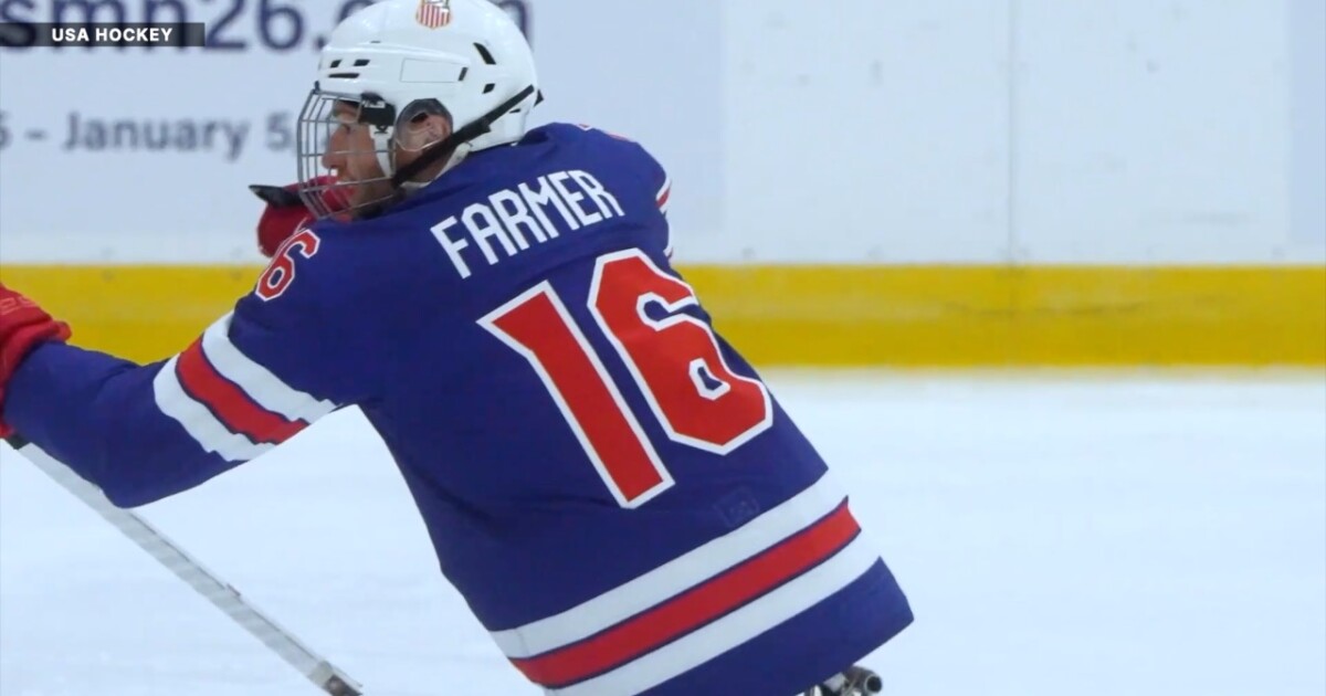 Tampa's Declan Farmer looks to lead U.S. sled hockey to Paralympic gold