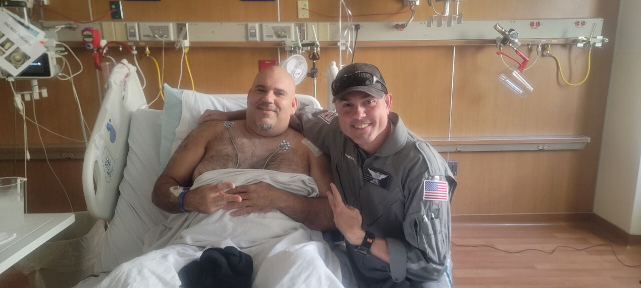 Richard Halleck recovers in hospital