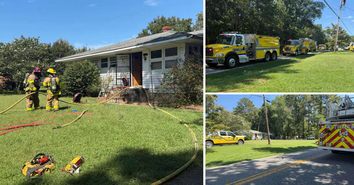 2 adults with serious injuries following house fire in Chesterfield County