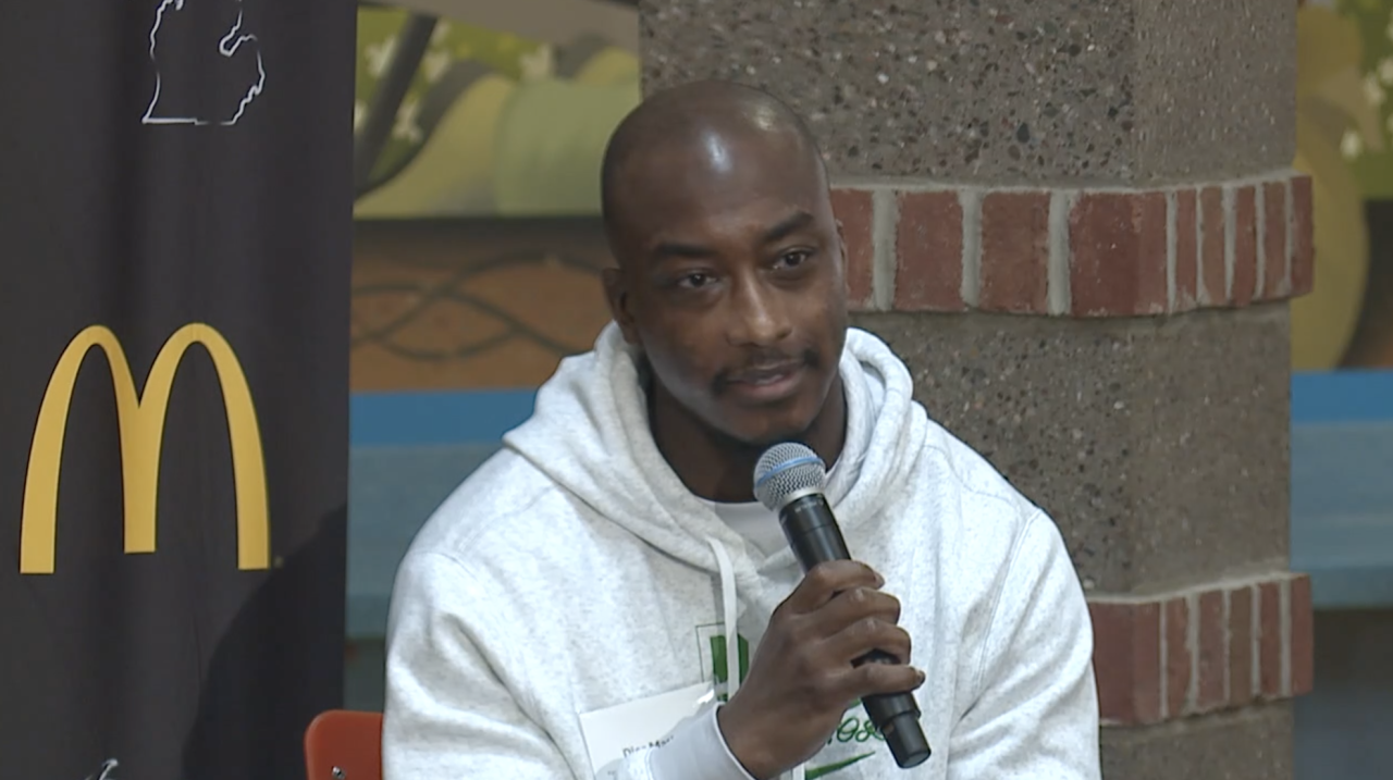 former NFL and Cass Tech high school player Dior Mathis