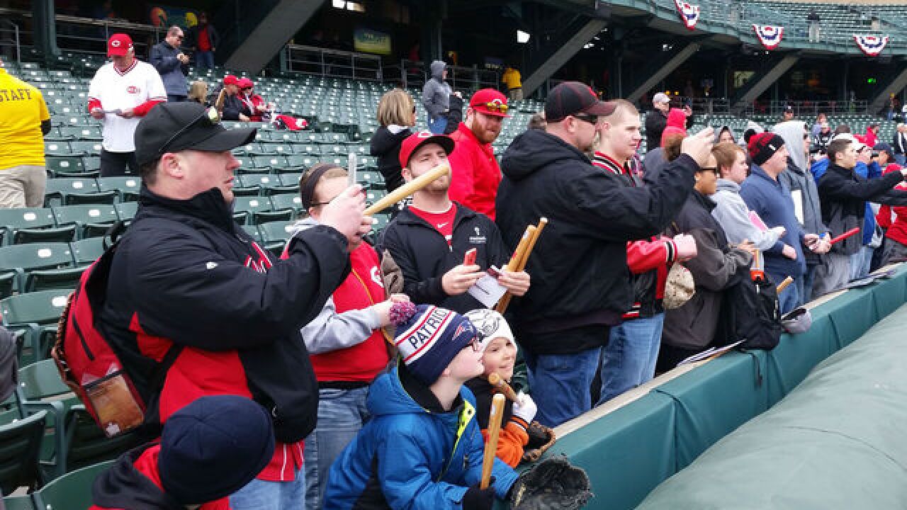 PICS: Reds and Pirates game at Victory Field