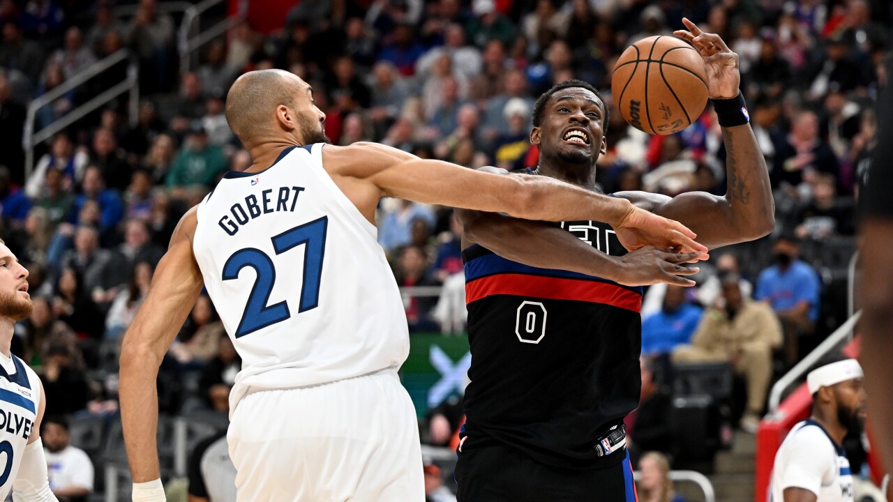 Timberwolves Pistons Basketball