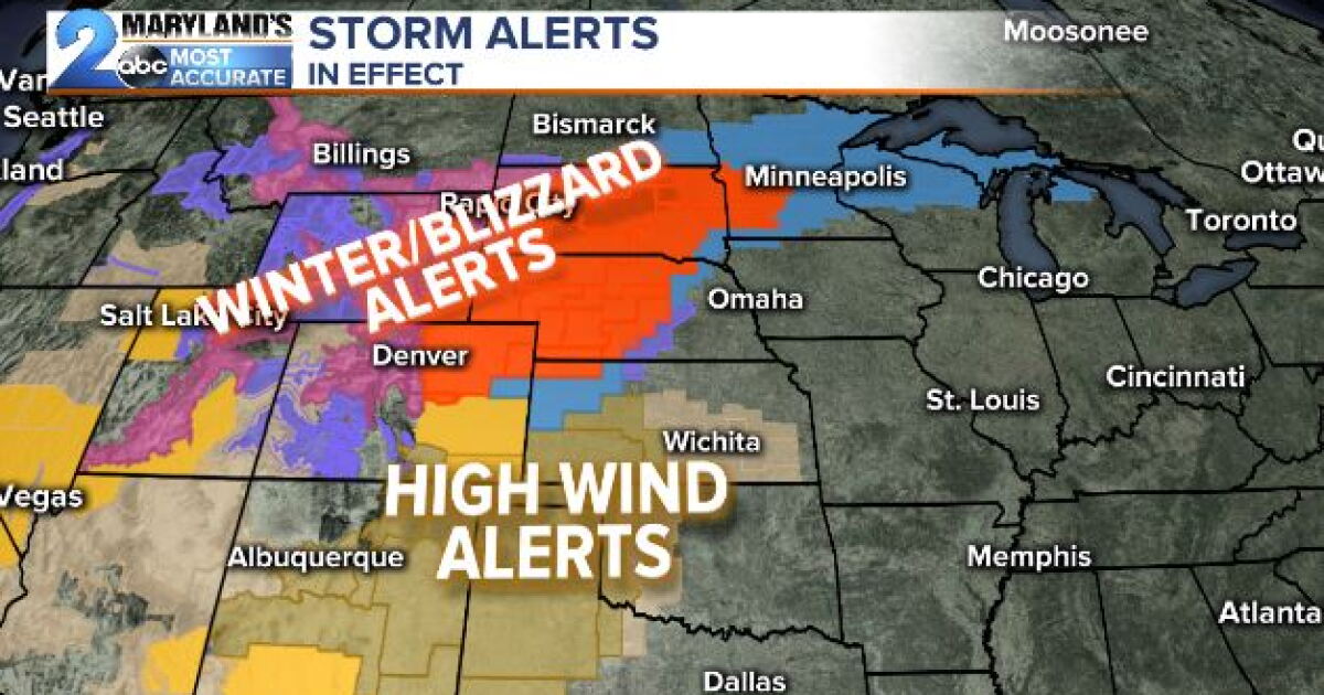 APRIL BLIZZARD: Winter Returns To The Great Plains