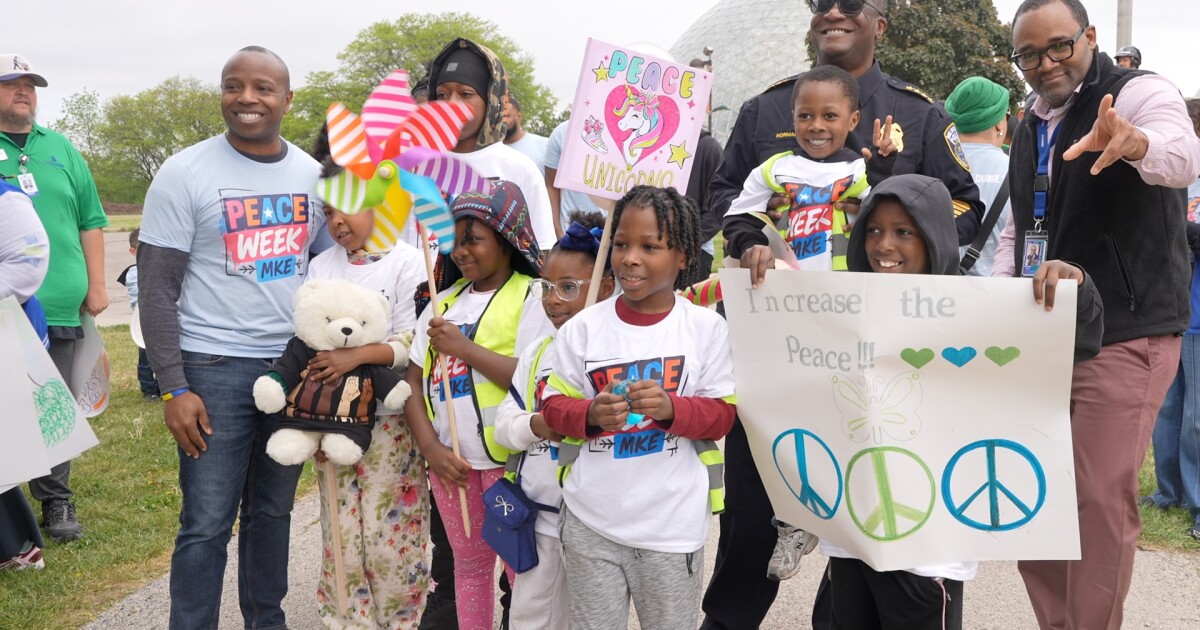 Milwaukee closes Peace Week with walk and kickoff of free youth summer programs