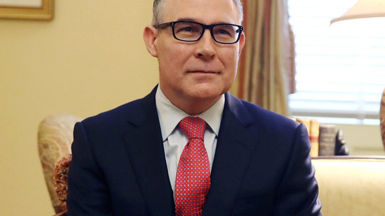 EPA chief Scott Pruitt doesn't recall 2016 statements slamming Trump