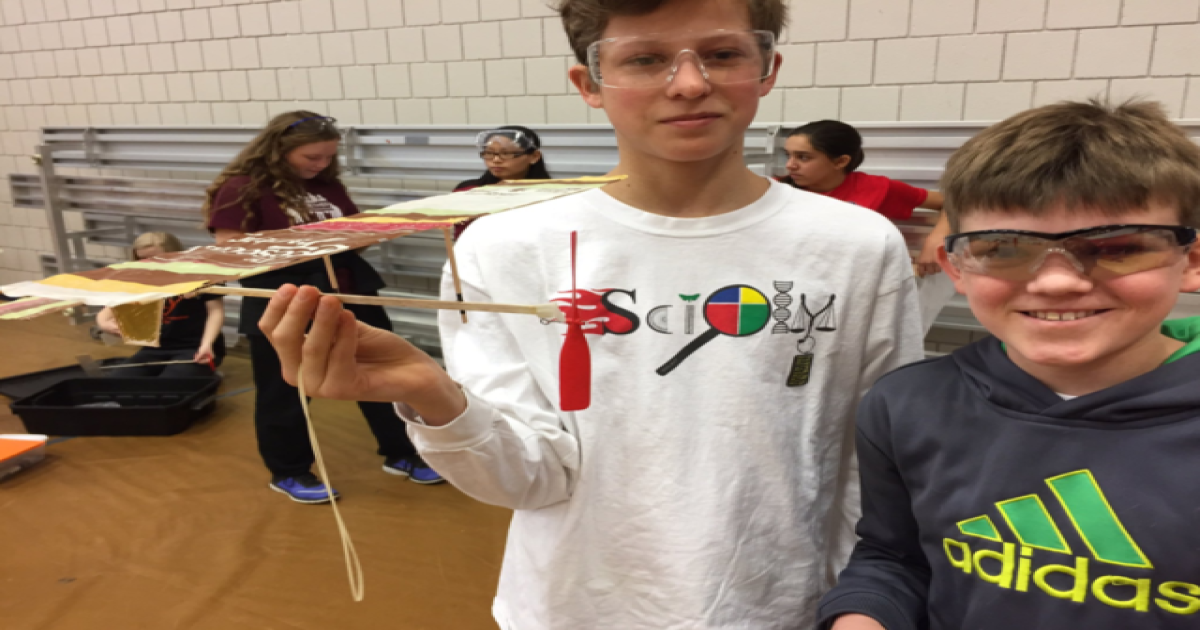 Students use STEM skills in Science Olympiad