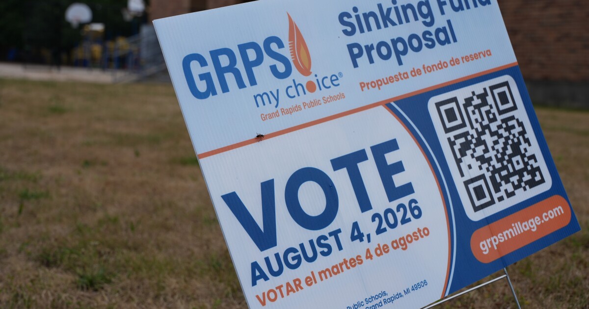 Grand Rapids Public Schools asks voters to approve a sinking fund millage for infrastructure repairs