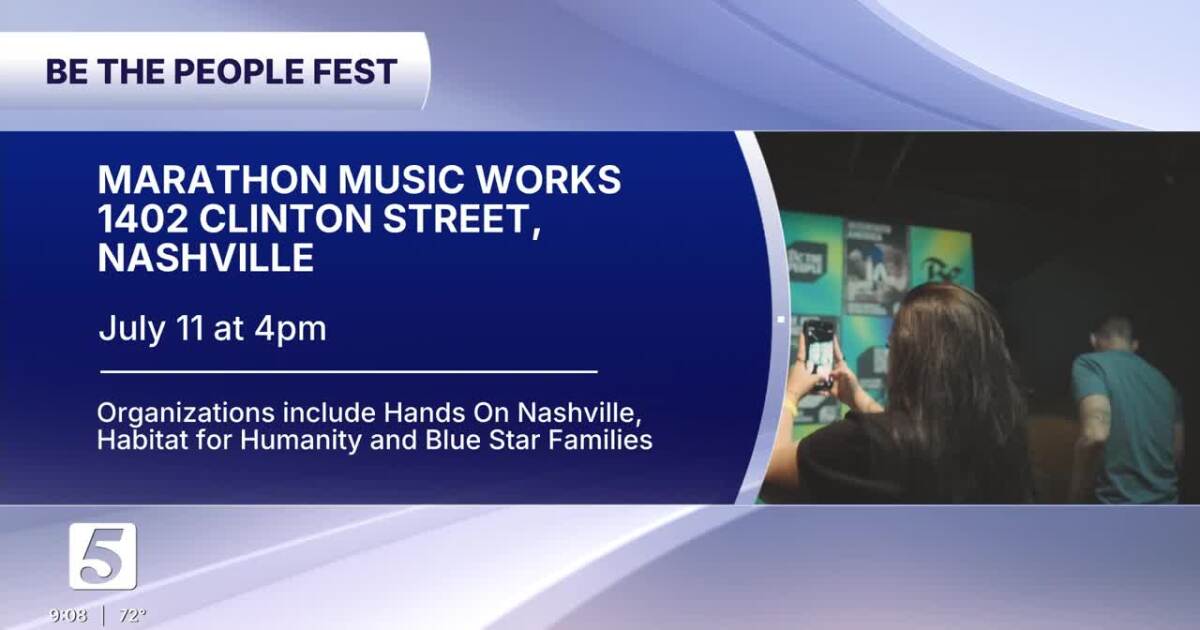 Be the People Fest brings free music, volunteer fair to Nashville's Marathon Music Works Saturday