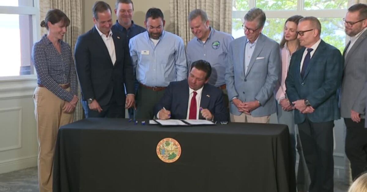 DeSantis signs bill to block proposed cruise port in Manatee County