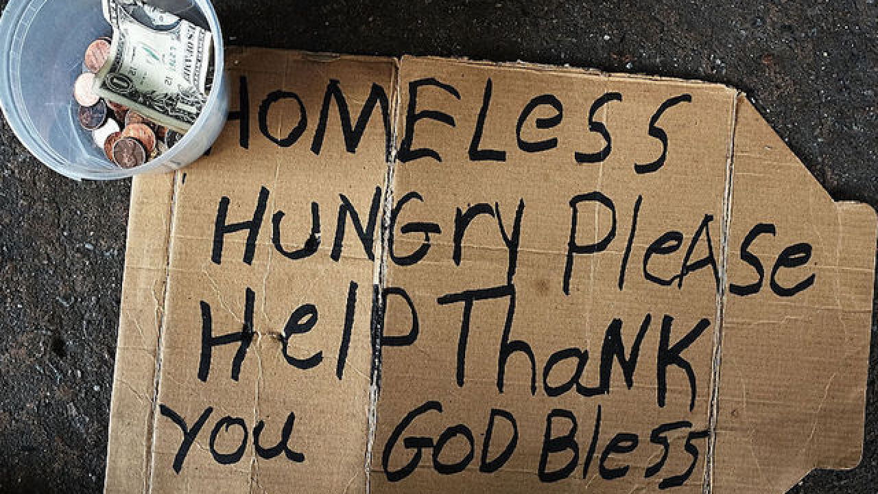 Hungery Sign Homeless And Hungry Sign