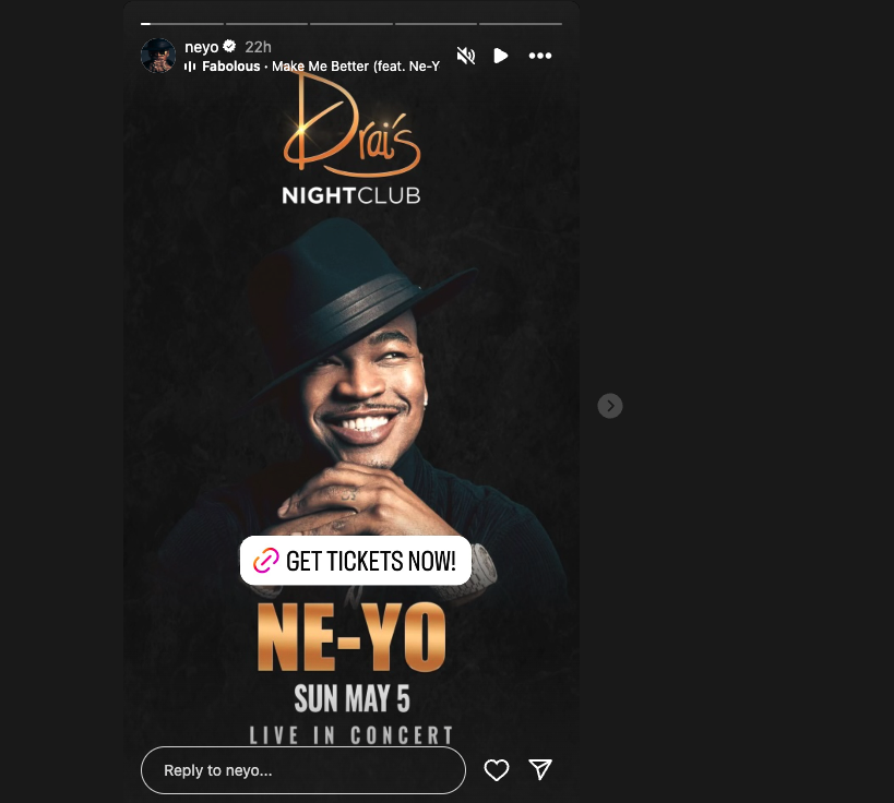 Ne-Yo at Drai's