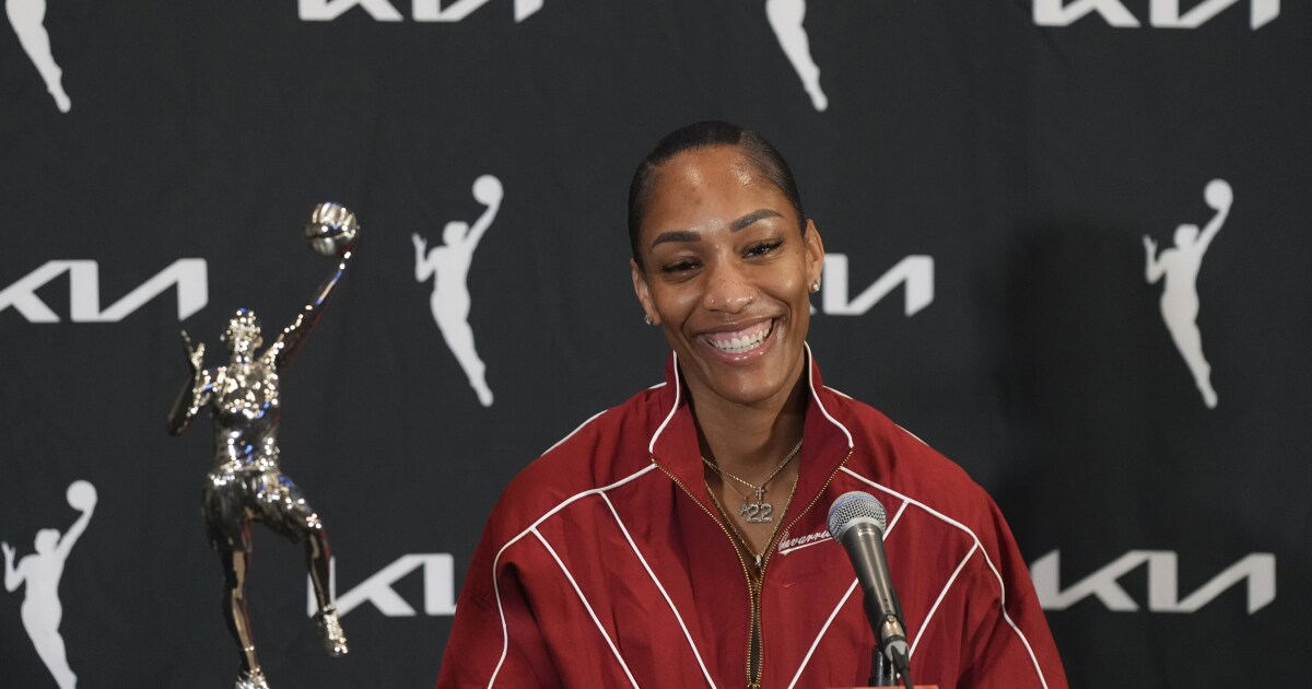 Las Vegas Aces star A’ja Wilson makes WNBA history with fourth MVP award Las Vegas Aces star A’ja Wilson makes WNBA history with fourth MVP award