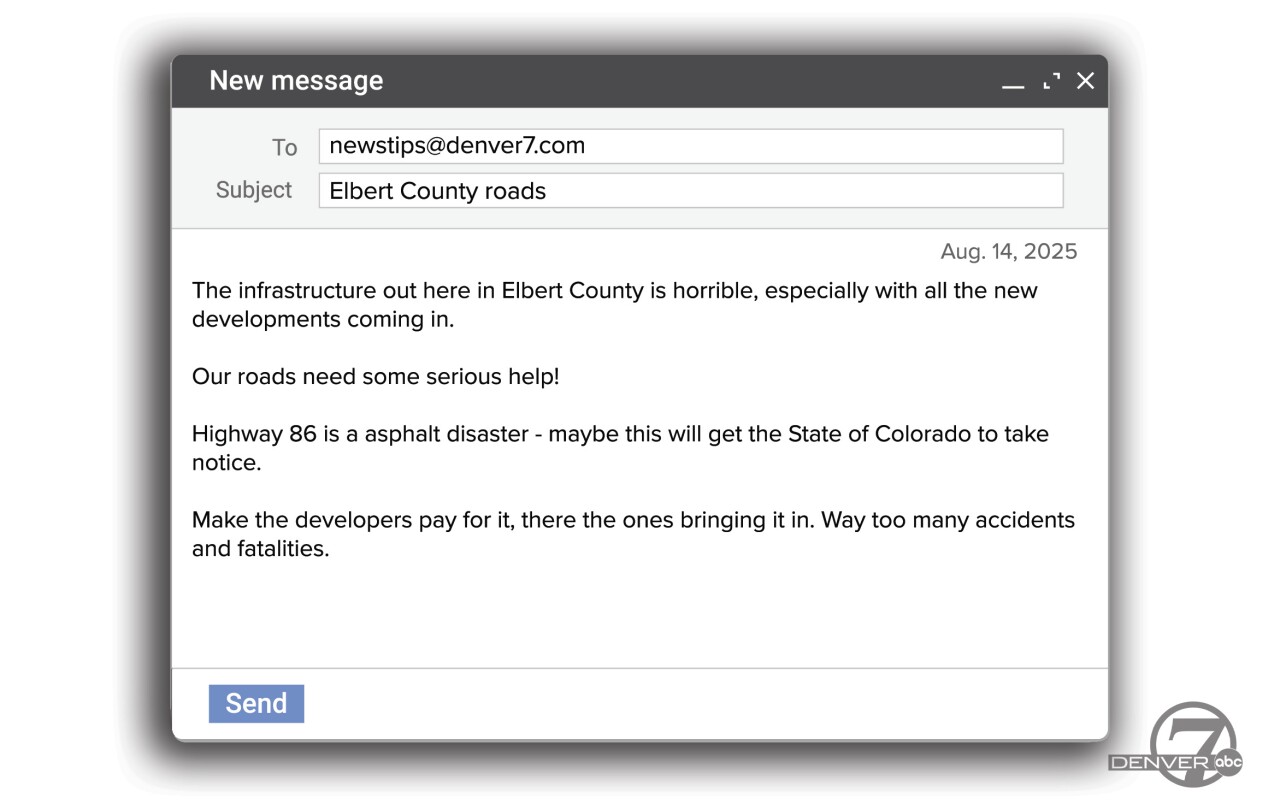 Elbert County roads email