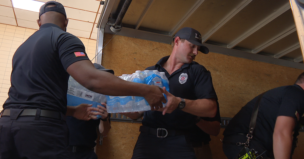 Lafayette responders deliver relief supplies to Avoyelles Parish after Tropical Storm Arthur
