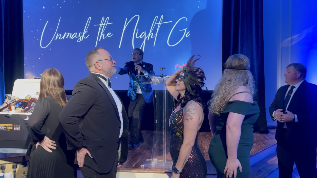 MARDI GRAS GALA HEADS AND TAILS