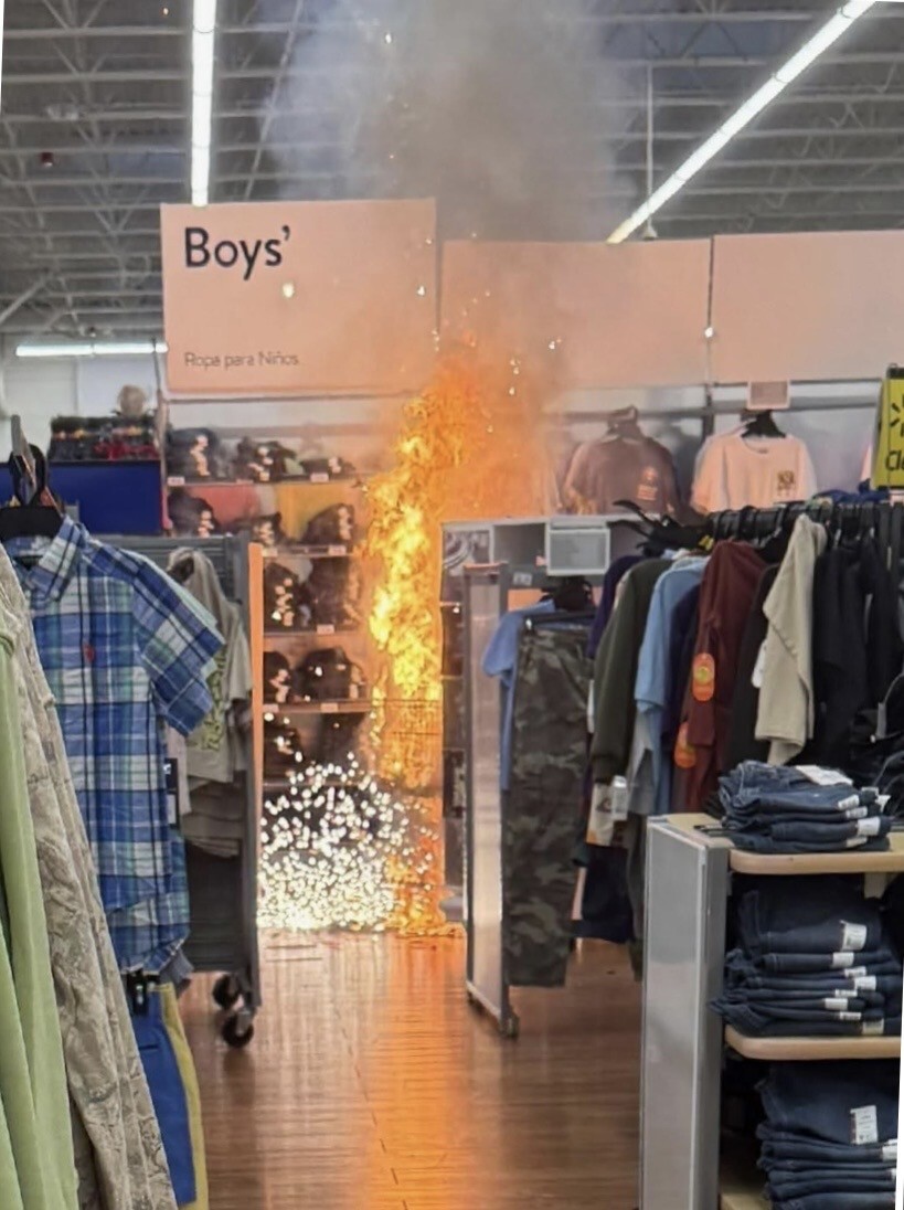 Walmart fire