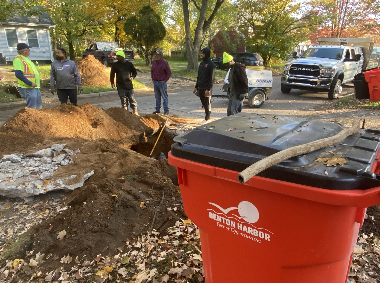 Benton Harbor Water Pipe Reeplacement