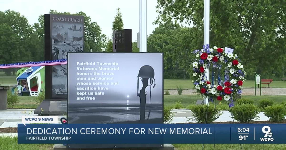 Veterans Memorial now open to the public in Fairfield Township - Vimarsana News