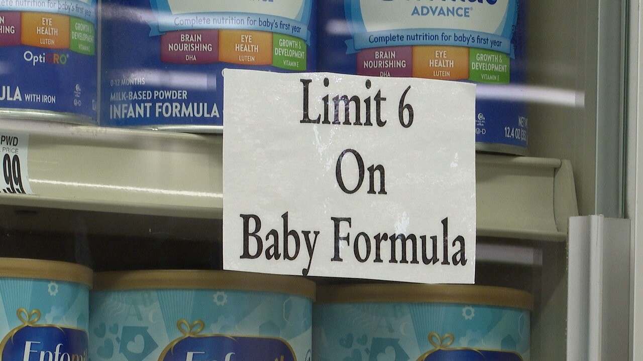 Tops Friendly Market has put a limit on the amount of certain baby formula.