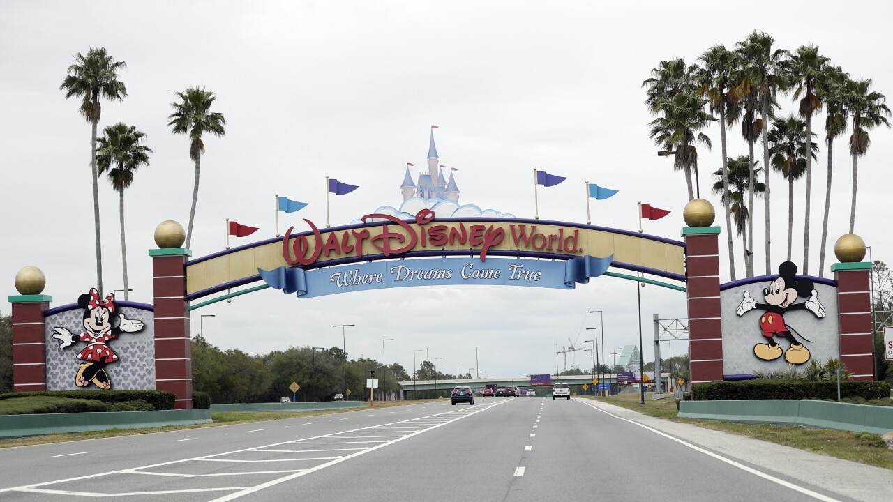 Walt Disney World entrance