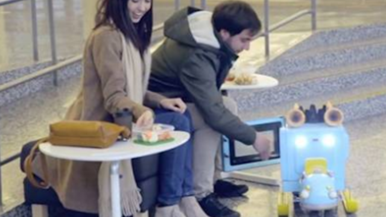 Tiny food truck delivers microwaveable fondue