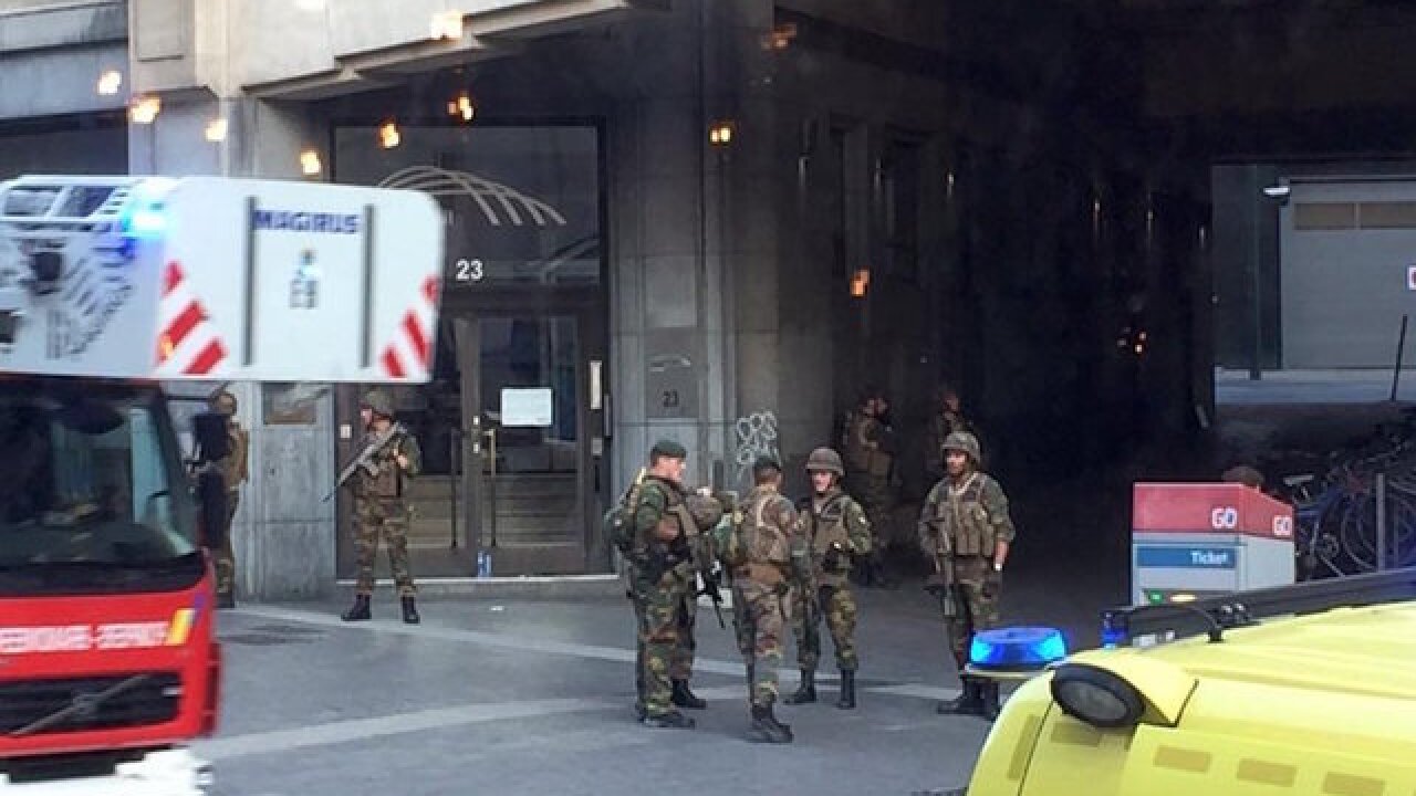 Explosion heard at Brussels train station